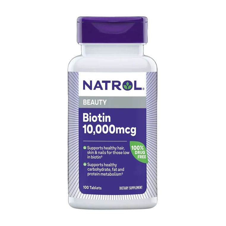 Natrol Biotin 10000 mcg - 100 tablets - Bloom Pharmacy