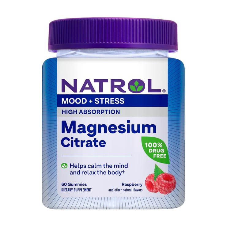 Natrol Magnesium Citrate Raspberry - 60 Gummies - Bloom Pharmacy