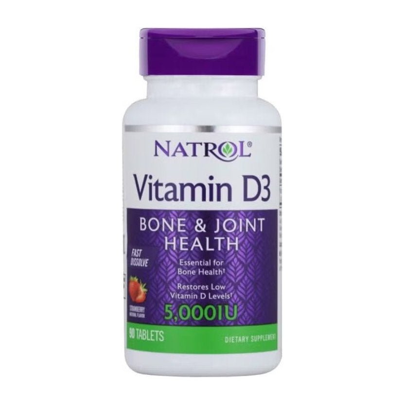 Natrol Vitamin D3 Bone & Joint 5000 IU - 90 Tablets - Bloom Pharmacy
