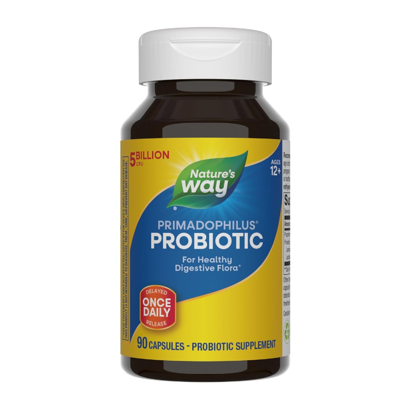Nature’s Way Primadophilus Probiotic Capsules - 90 Capsules - Bloom Pharmacy