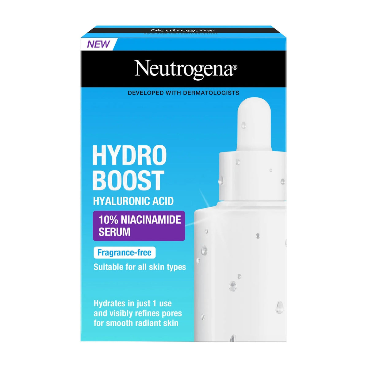 Neutrogena Hydro Boost Hyaluronic Acid 10 % Niacinamide Serum - 30ml - Bloom Pharmacy