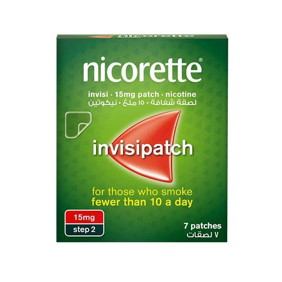 Nicorette Invisi 15mg patch - 7 Patches - Bloom Pharmacy