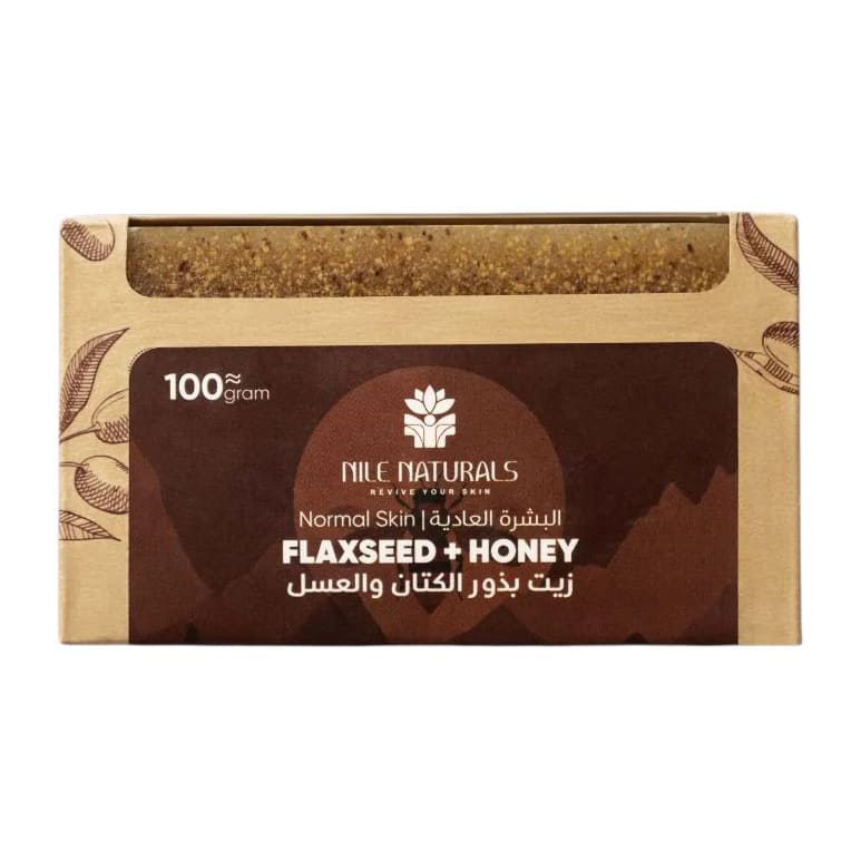 Nile Naturals Flaxseed Oil & Honey Bar Soap - 100gm - Bloom Pharmacy