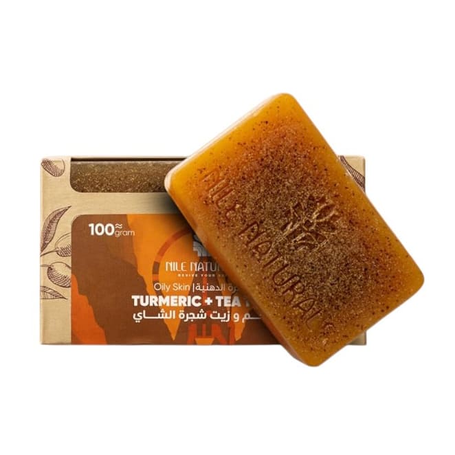 Nile Naturals Turmeric & Tea Tree Oil Bar Soap - 100gm - Bloom Pharmacy