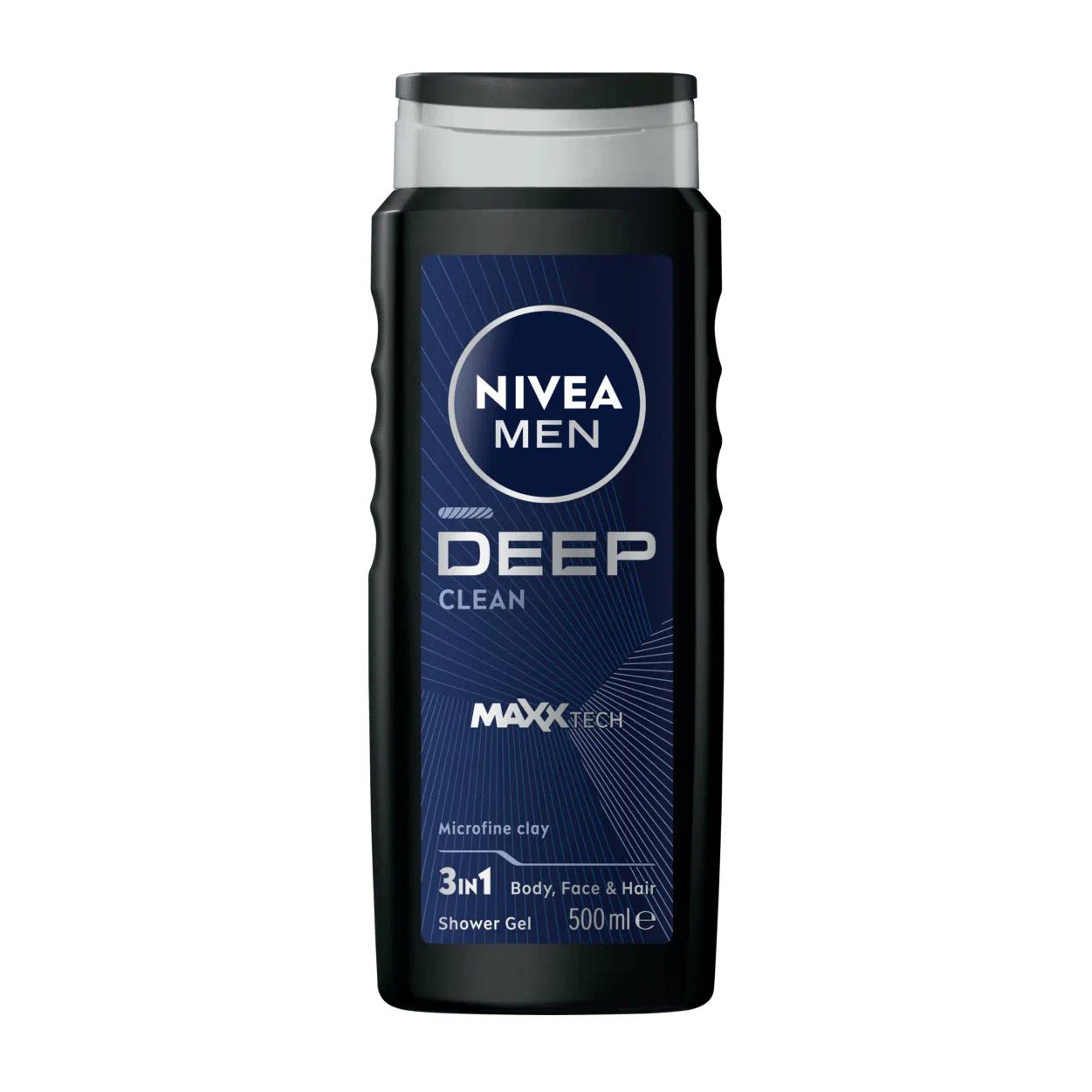 Nivea Men Deep Clean Shower Gel – 250ml - Bloom Pharmacy
