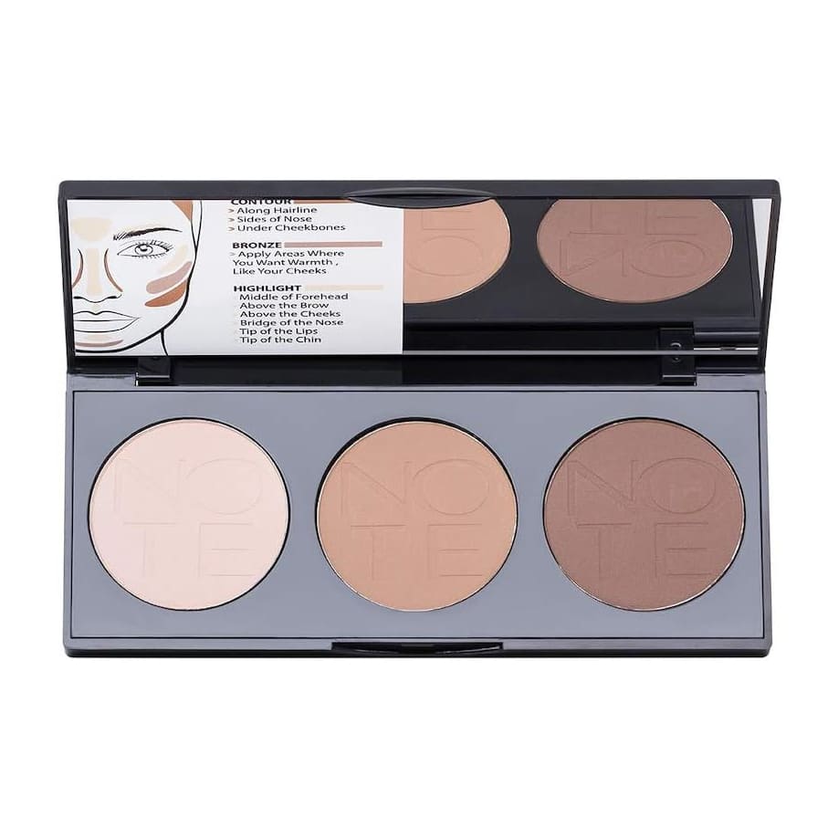 Note Perfecting Contouring Powder Palette - 02 Medium to Dark - Bloom Pharmacy
