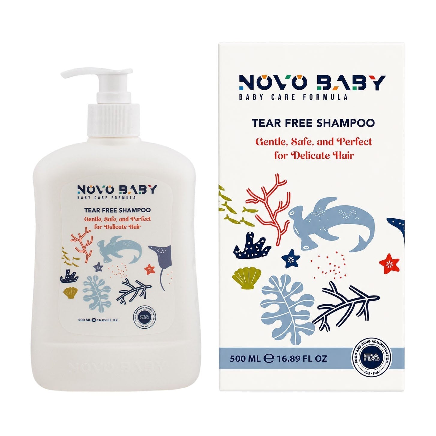 Novo Baby Tear Free Shampoo - 500ml - Bloom Pharmacy