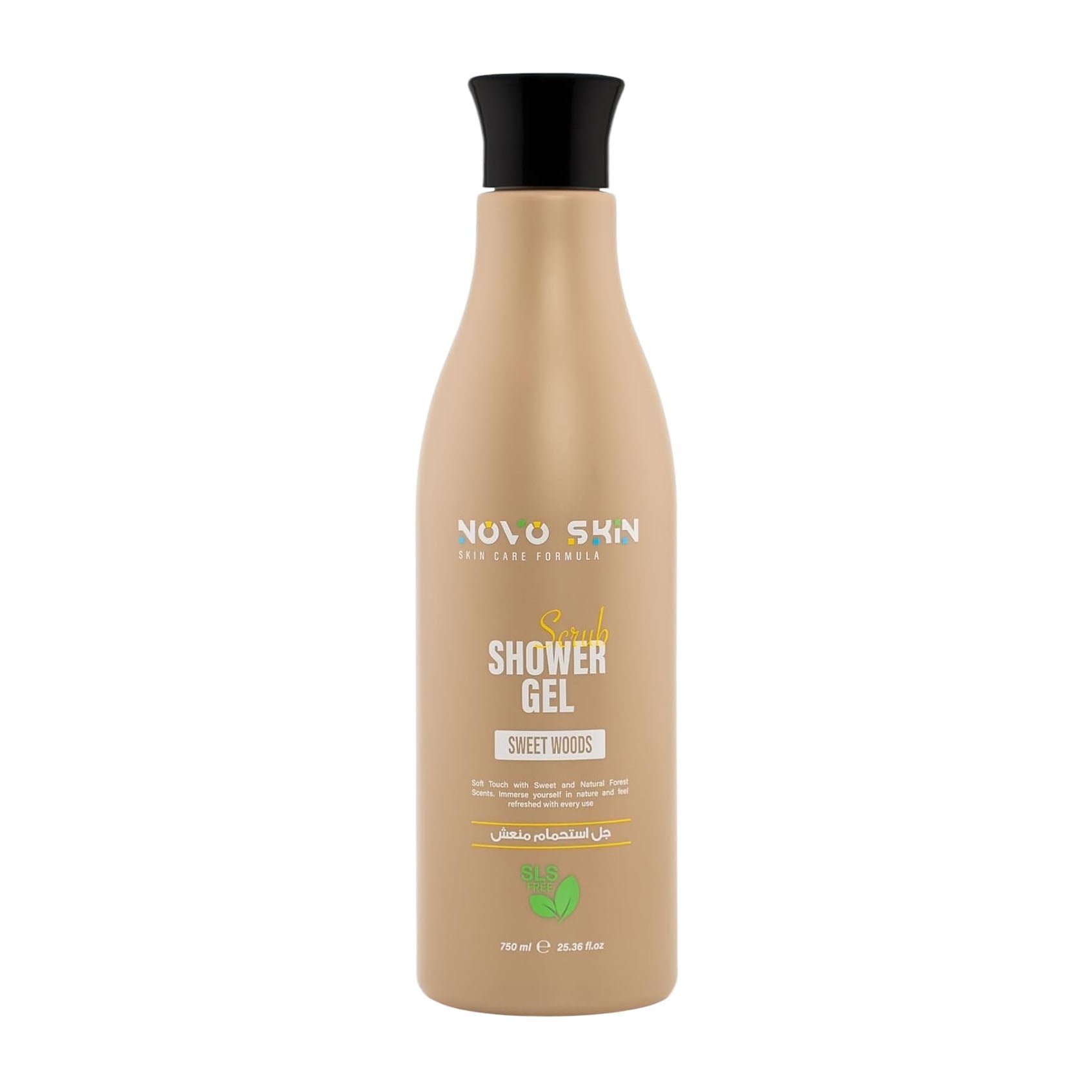 Novo Skin Sweet Woods Shower Gel Scrub - 750ml - Bloom Pharmacy