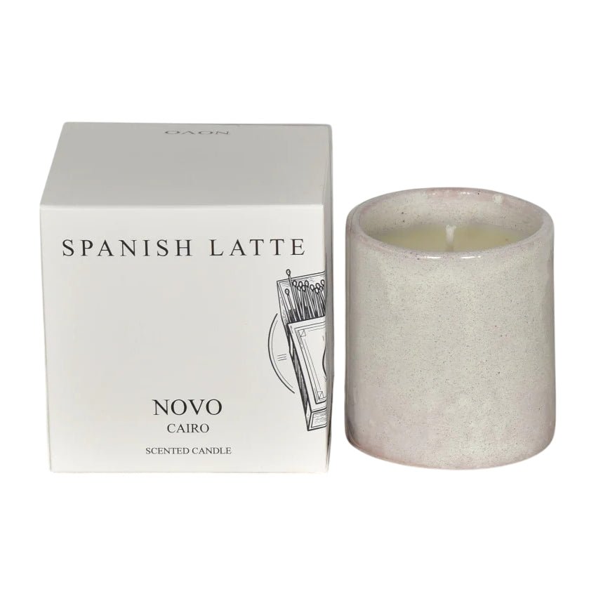 Novo Spanish Latte Scented Candle – 200gm - Bloom Pharmacy