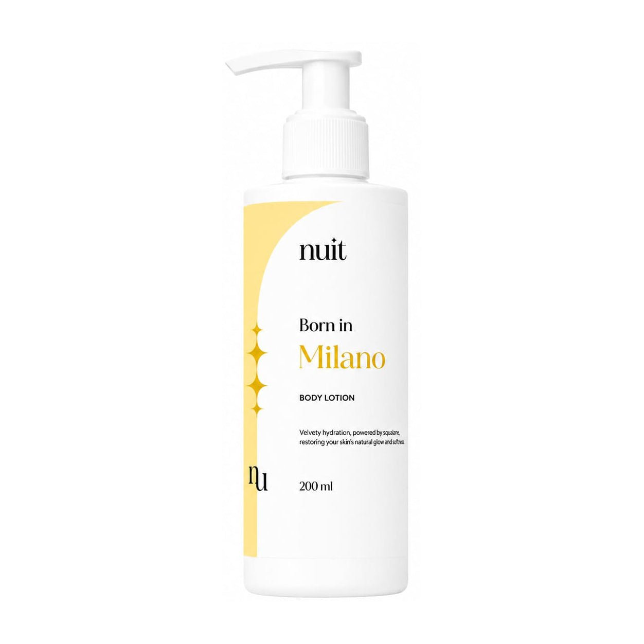 Nuit Born In Milano Body Lotion - 200ml - Bloom Pharmacy