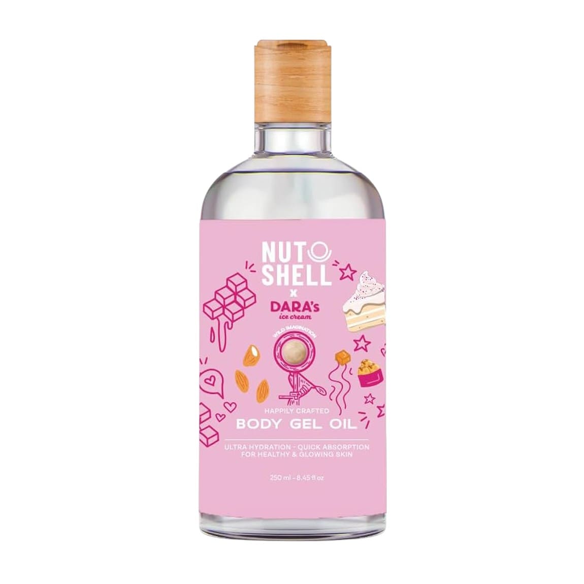 Nutshell x Dara’s Body Gel Oil - 250ml - Bloom Pharmacy