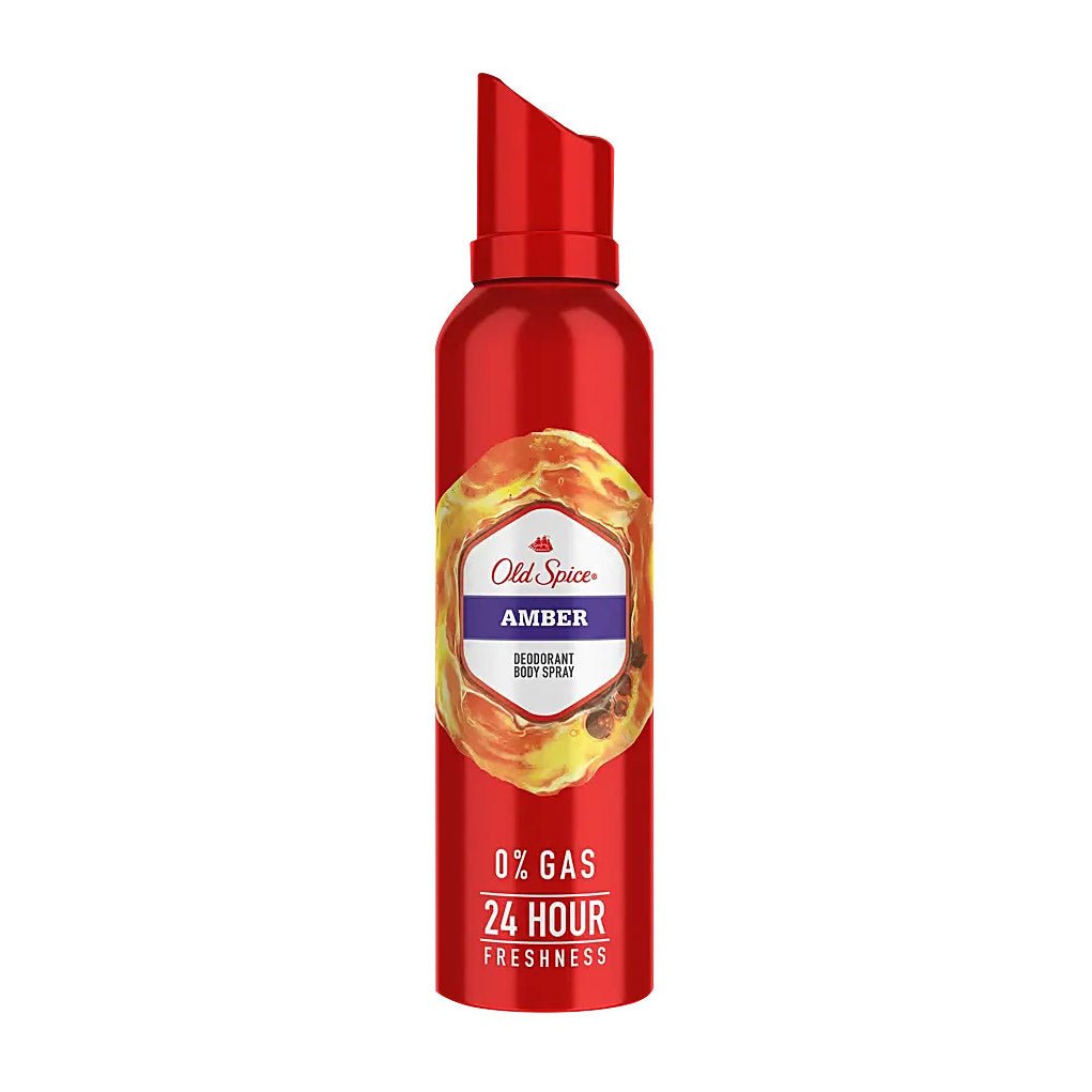 Old Spice Amber Deodorant Spray - 140ml - Bloom Pharmacy