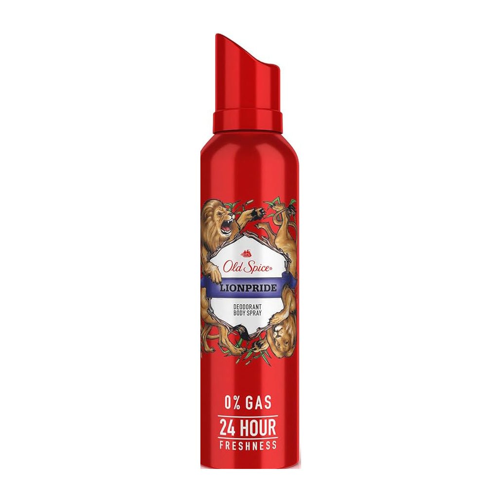 Old Spice Lionpride Deodorant Body Spray - 140ml - Bloom Pharmacy