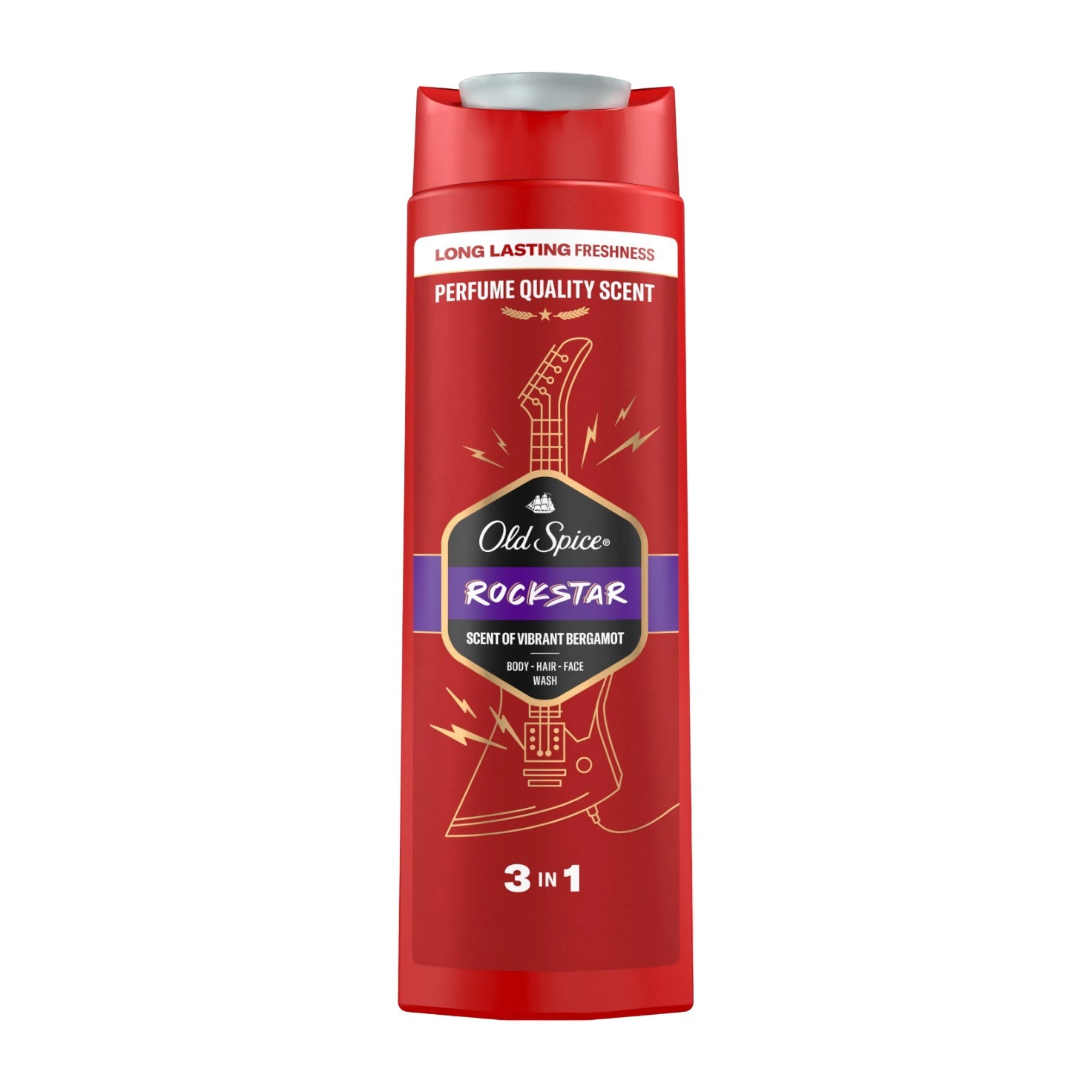 Old Spice Rockstar 3 in 1 Shower Gel – 400ml - Bloom Pharmacy