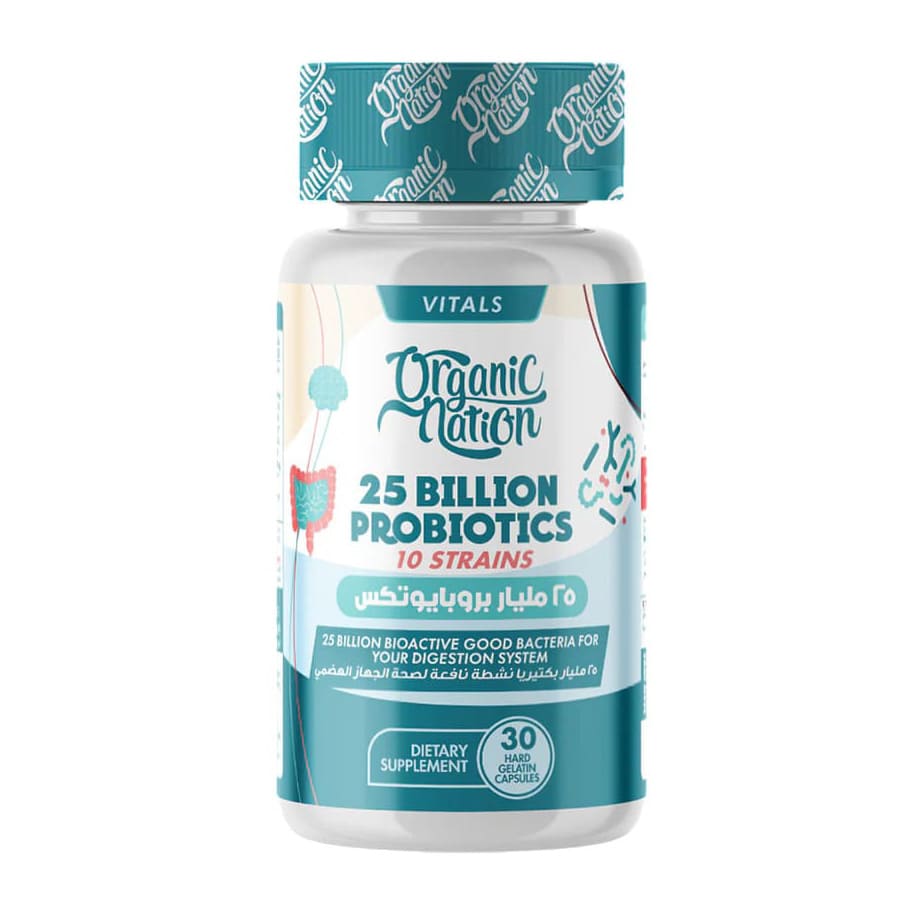 Organic Nation 25 Billion Probiotics - 30 Capsules - Bloom Pharmacy