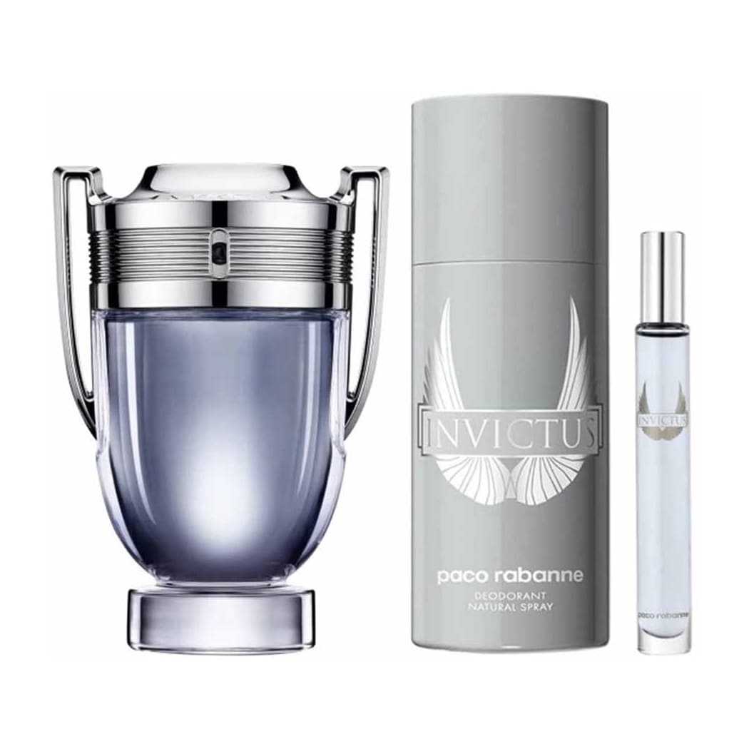 Paco Rabanne Invictus EDT For Men Gift Set - Bloom Pharmacy