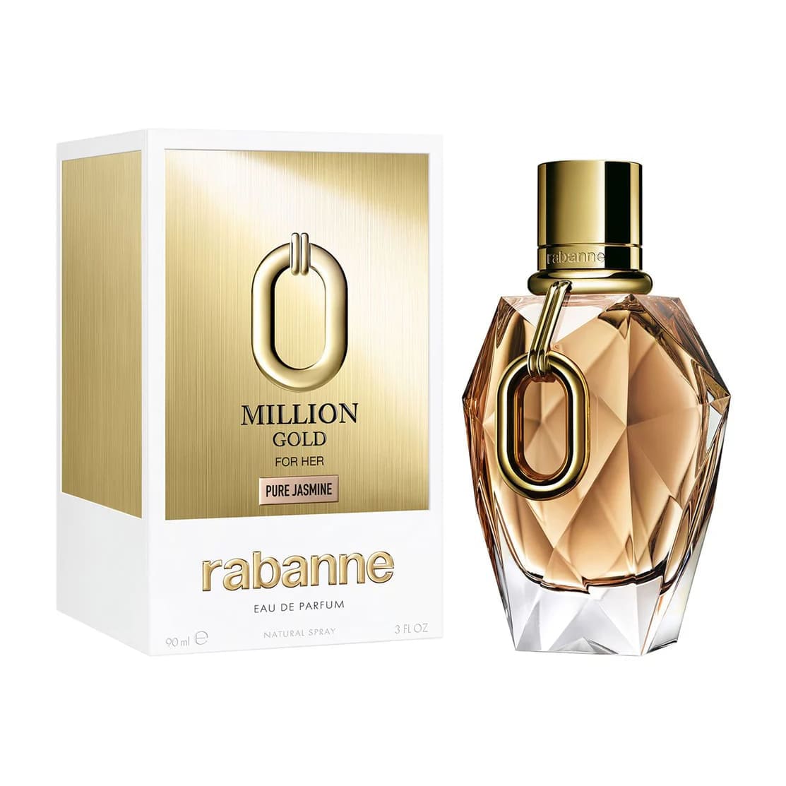 Paco Rabanne Million Gold Pure Jasmine EDP For Women - 90ml - Bloom Pharmacy