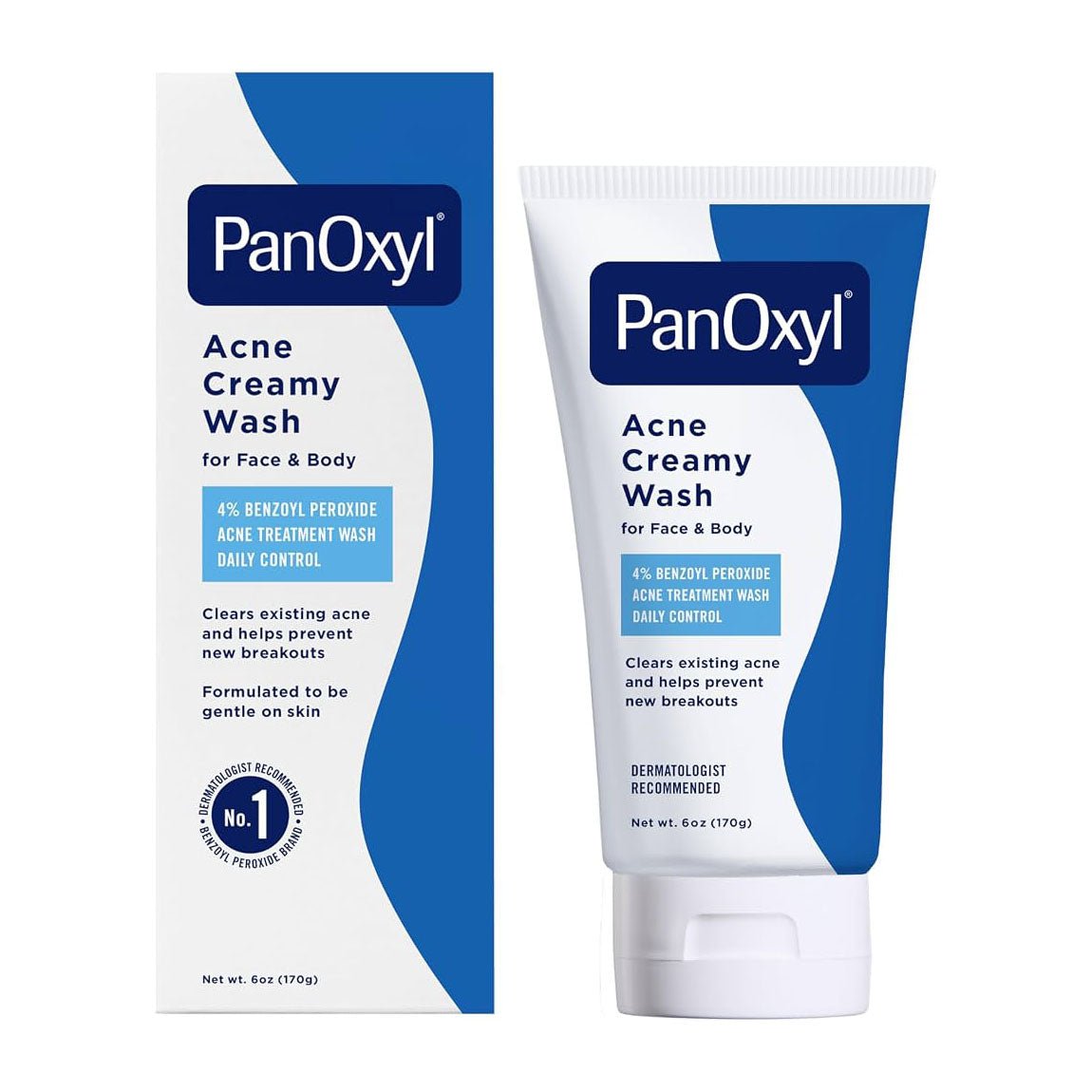 Panoxyl 4% Benzoyl Peroxide Acne Creamy Wash - 170gm - Bloom Pharmacy