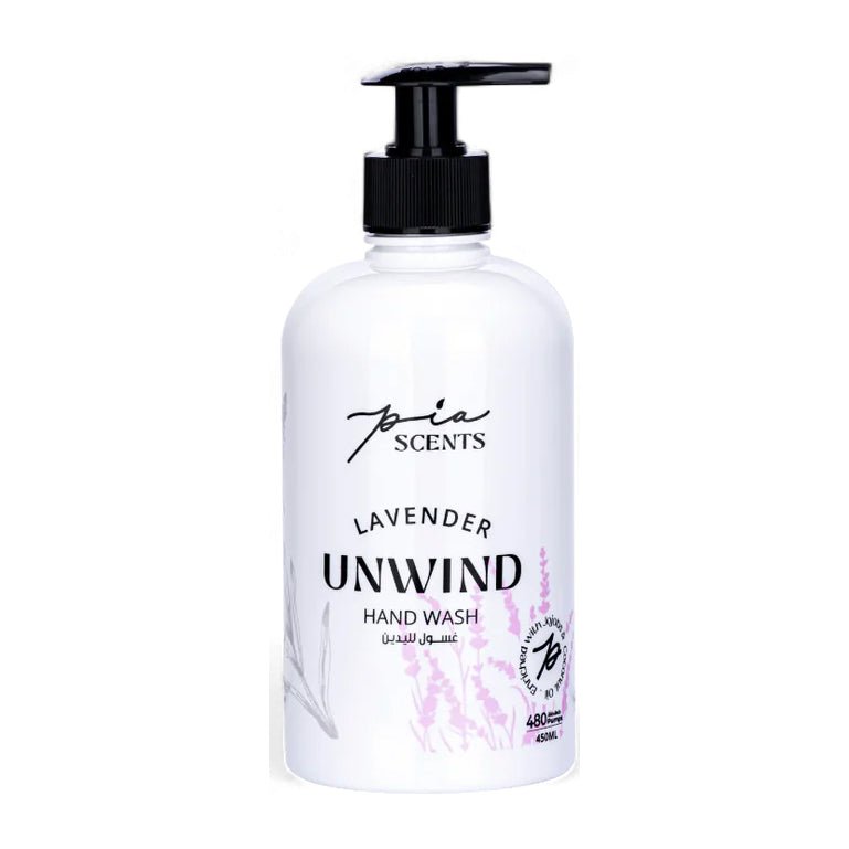 Pia Scents Lavender Unwind Hand Wash – 450ml - Bloom Pharmacy