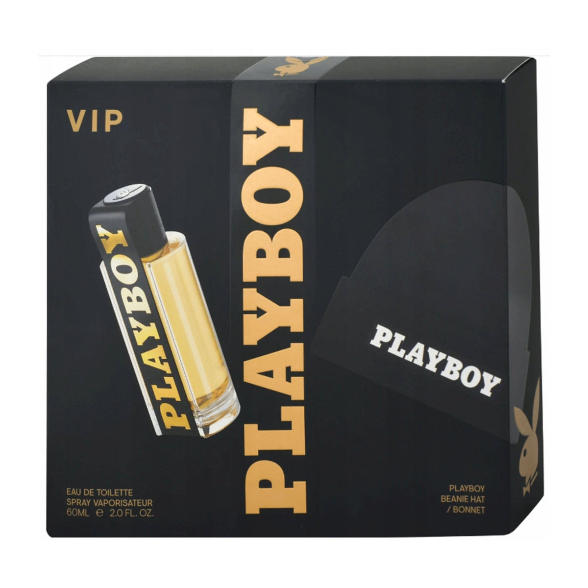 Playboy Vip EDT For Men 60ml + Playboy Beanie Hat Gift Set - Bloom Pharmacy