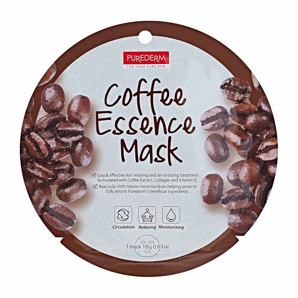 Purederm Coffee Essence Sheet Mask - 1 Sheet - Bloom Pharmacy