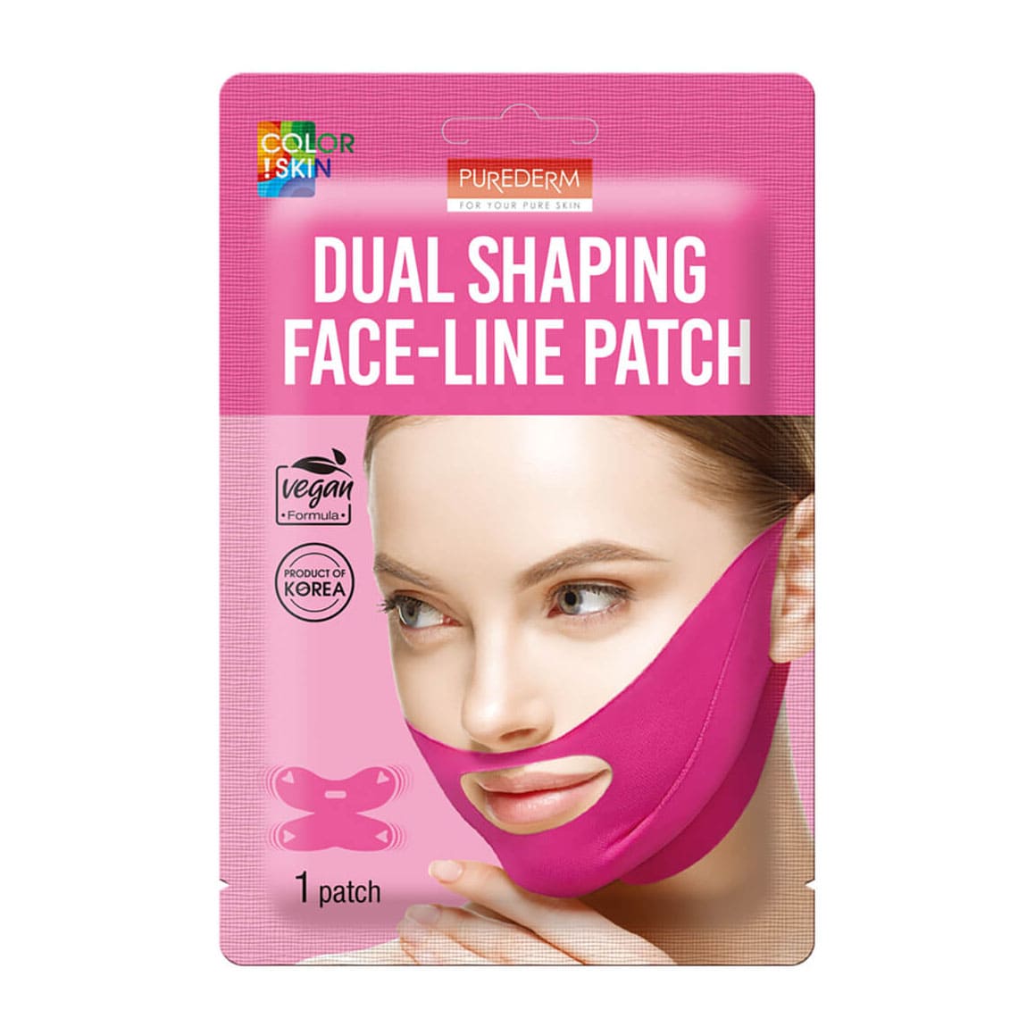 Purederm Dual Shaping Face Line Patch - 1 Patch - Bloom Pharmacy