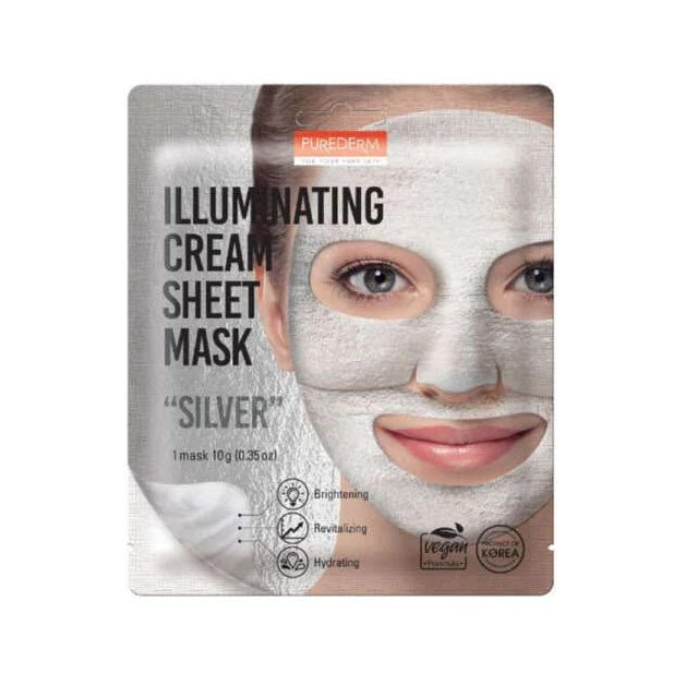 Purederm Illuminating Cream Sheet Mask - 1 Sheet - Bloom Pharmacy