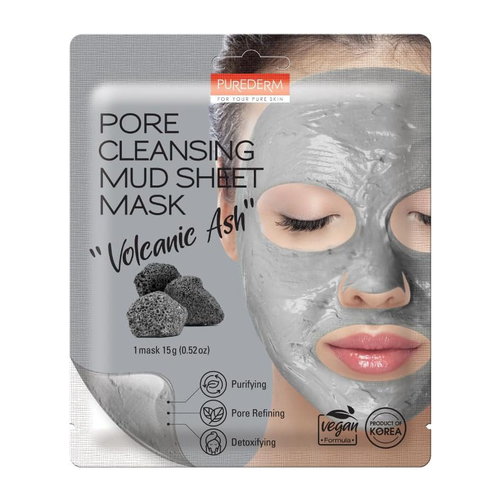 Purederm Pore Cleansing Mud Sheet Mask - 1 Sheet - Bloom Pharmacy