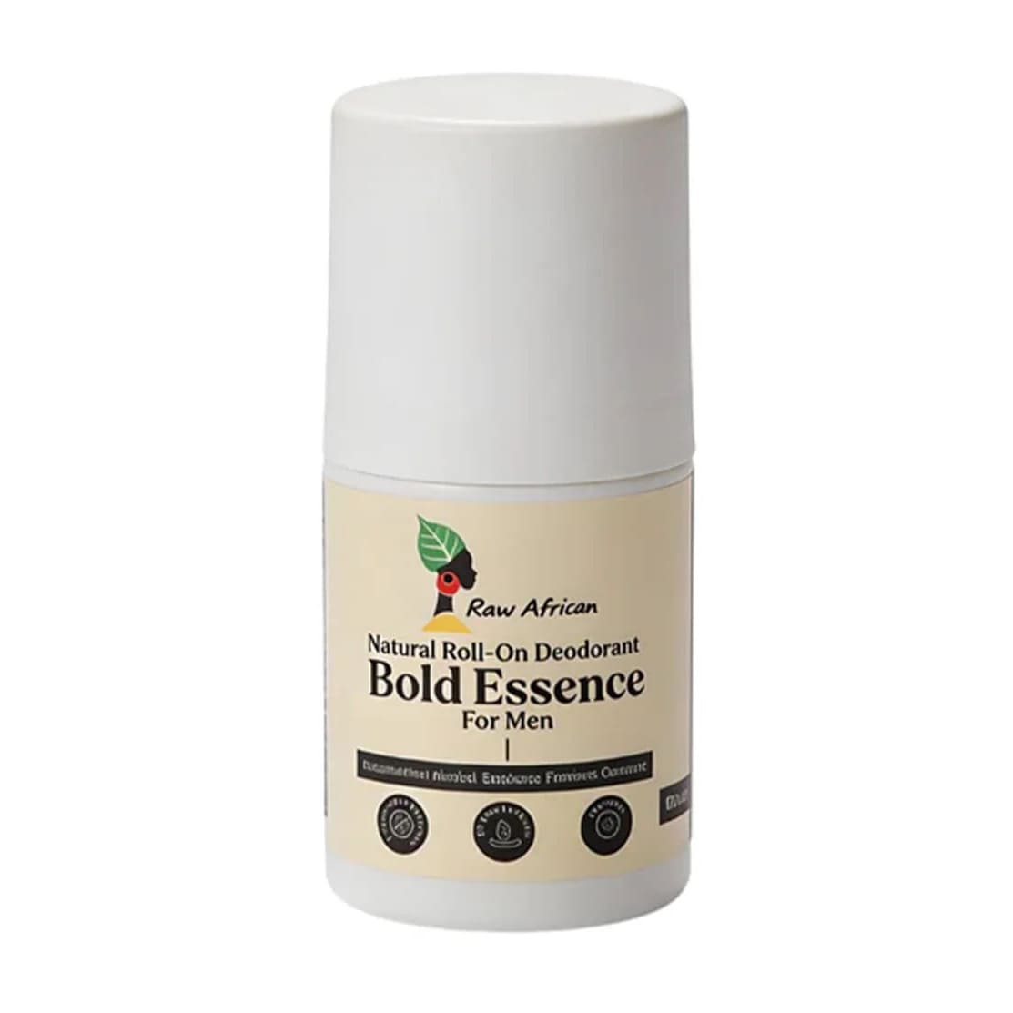 Raw African Bold Essence Natural Deodorant Roll On For Men - 60gm - Bloom Pharmacy