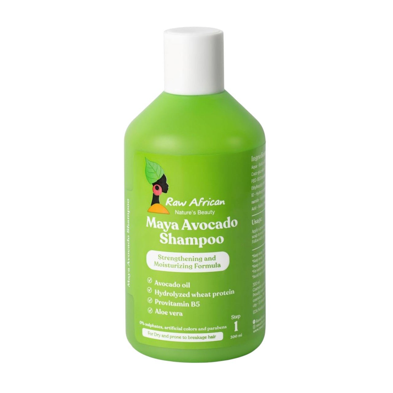 Raw African Maya Avocado Shampoo - 300ml - Bloom Pharmacy