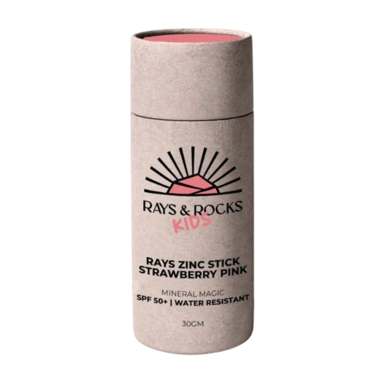 Rays & Rocks Strawberry Pink Colored Sunscreen Zinc Stick - 30gm - Bloom Pharmacy