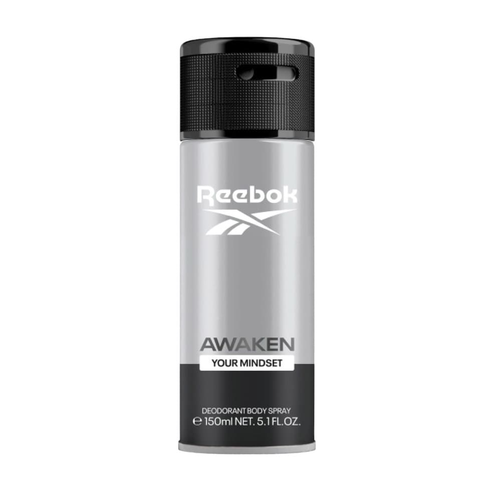 Reebok Awaken Your Mindset Deodorant Body Spray for Men - 150ml - Bloom Pharmacy