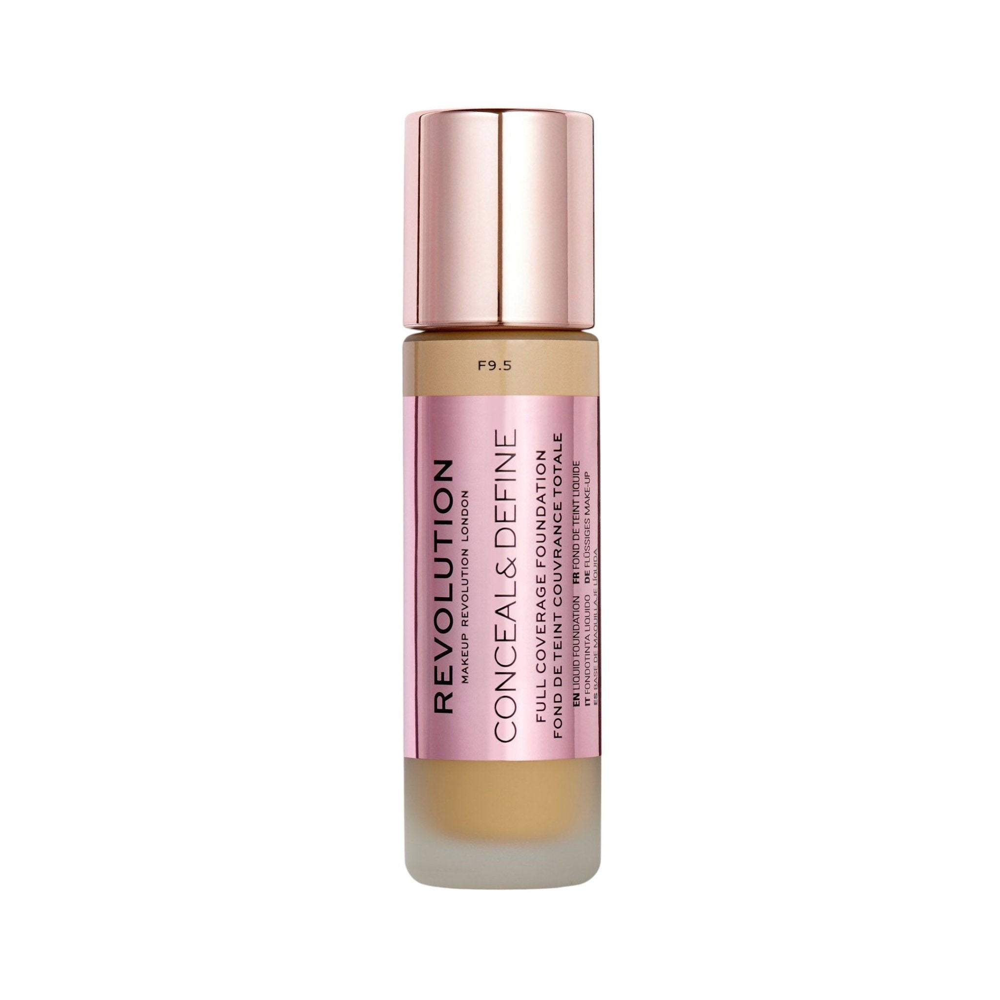 Revolution Conceal & Define Full Coverage Foundation - 23ml - Bloom Pharmacy