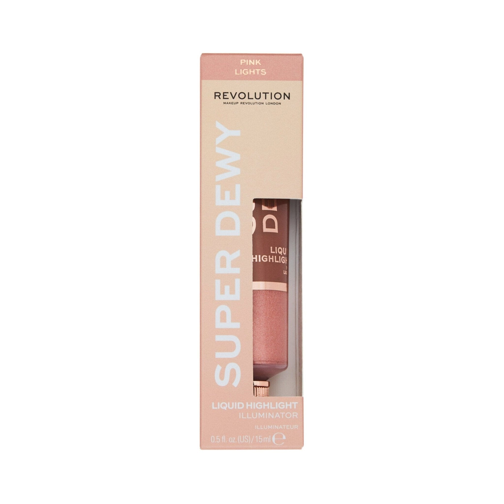 Revolution Super Dewy Liquid Highlighter Illuminator - 15ml - Bloom Pharmacy