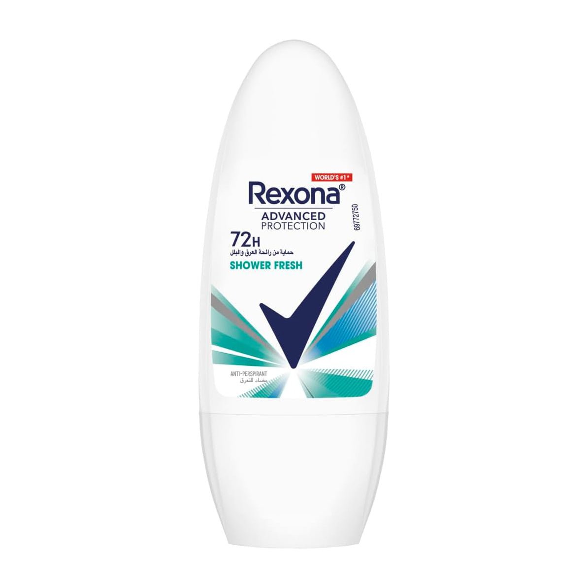 Rexona Advanced Protection 72H Shower Fresh Antiperspirant Roll on for Women - 50ml - Bloom Pharmacy