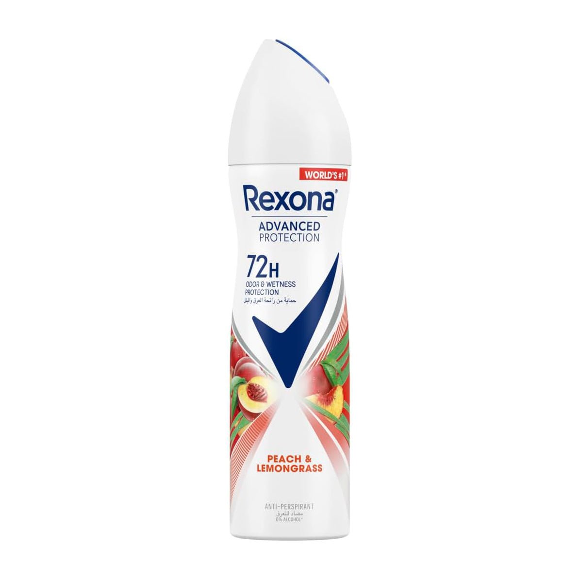 Rexona Advanced Protection Peach & Lemongrass Antiperspirant Spray - 150ml - Bloom Pharmacy