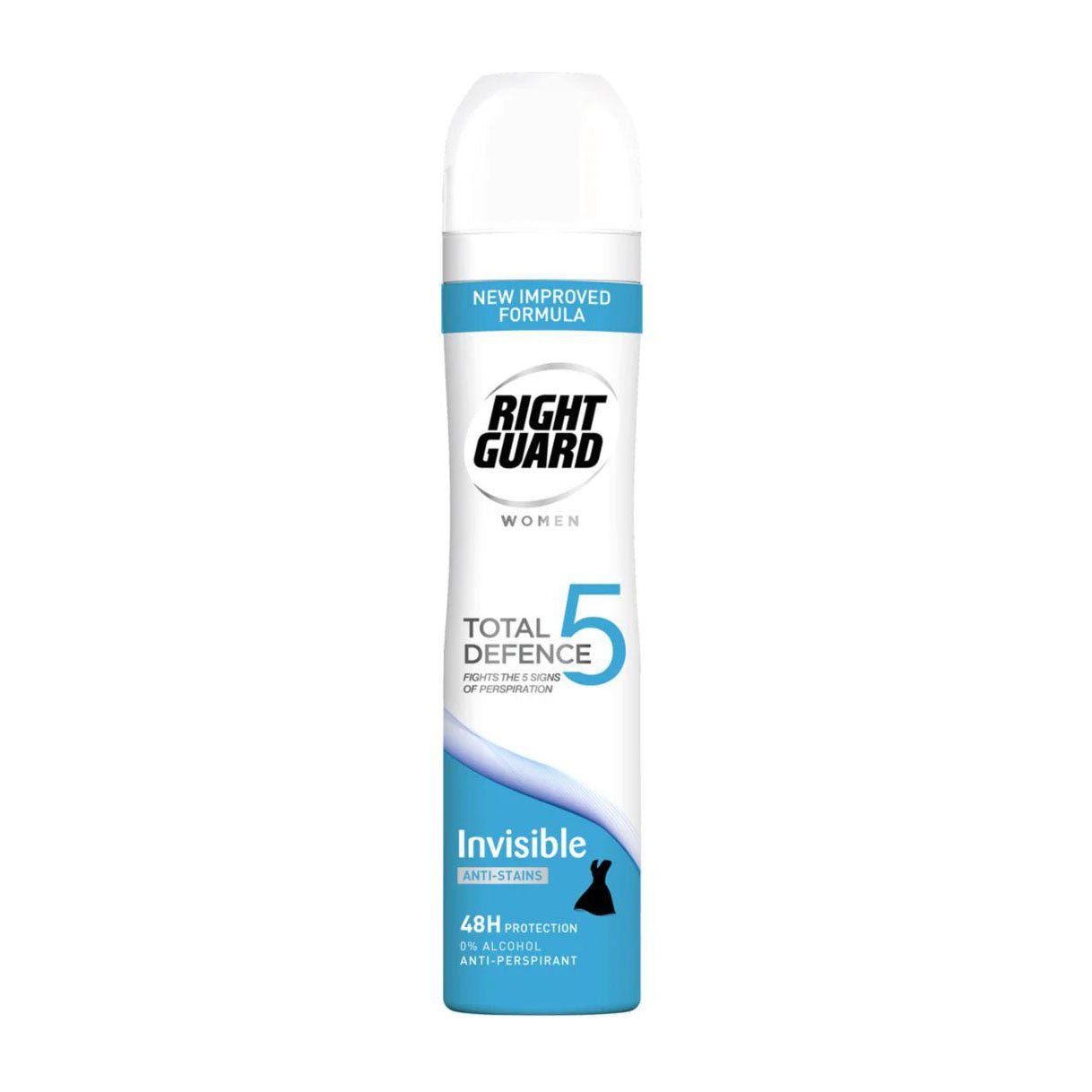 Right Guard Women Invisible Total Defense 48H Deodorant Spray - 250ml - Bloom Pharmacy