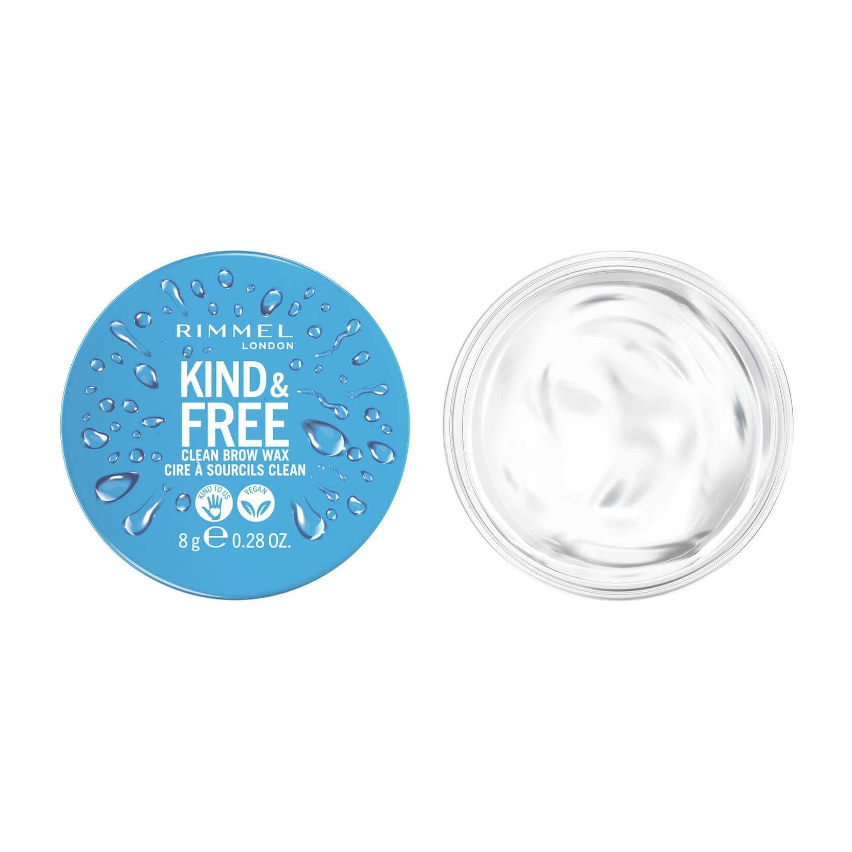 Rimmel London Kind & Free Clean Brow Wax - 8gm - Bloom Pharmacy