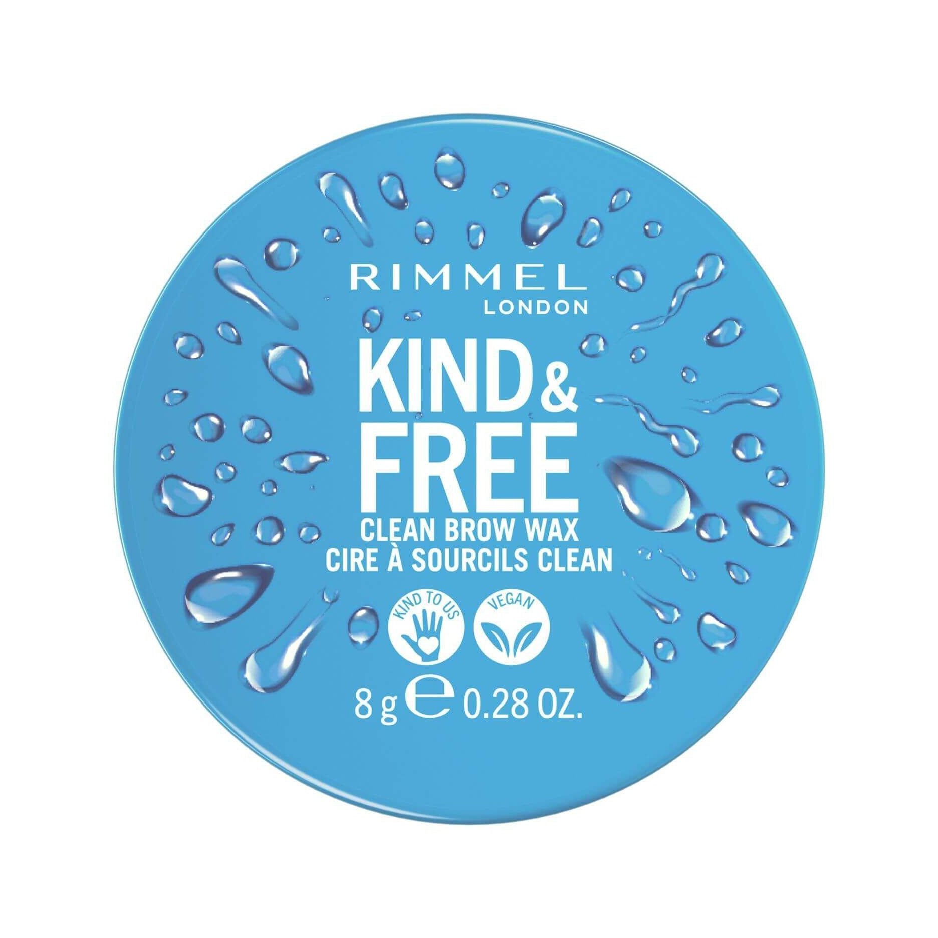 Rimmel London Kind & Free Clean Brow Wax - 8gm - Bloom Pharmacy