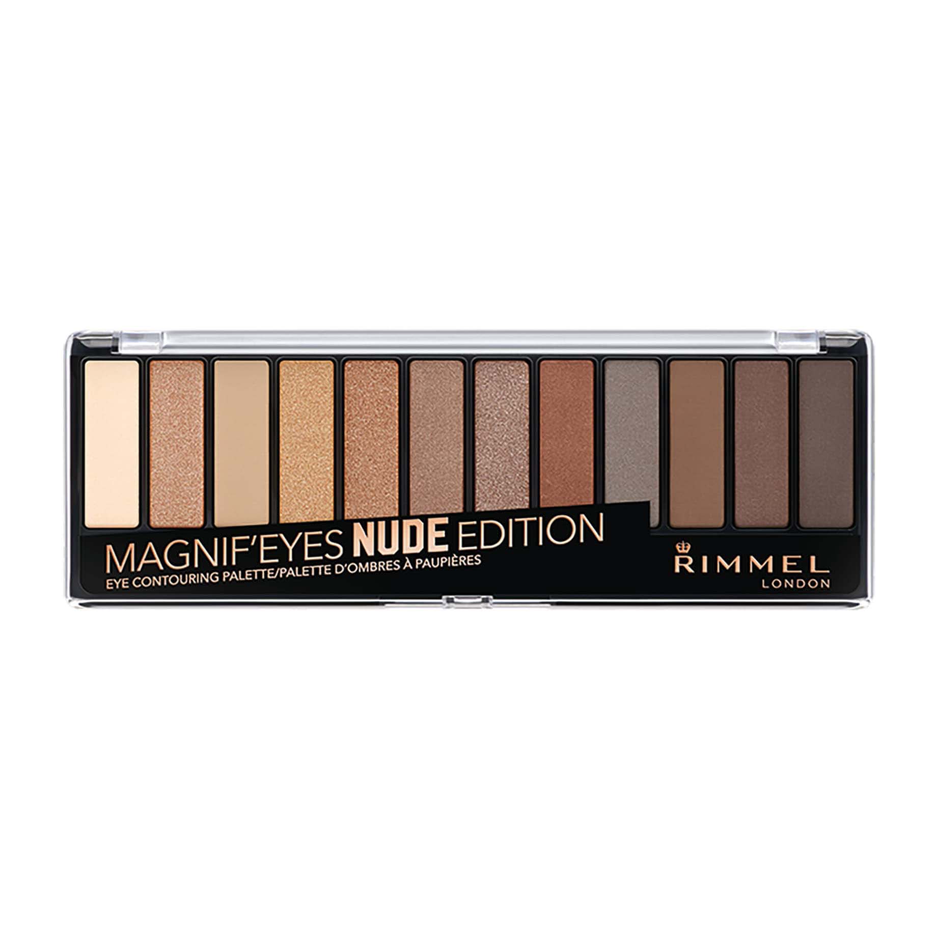 Rimmel London Magnif'eyes Eyeshadow Palette - 001 Nude Edition - Bloom Pharmacy
