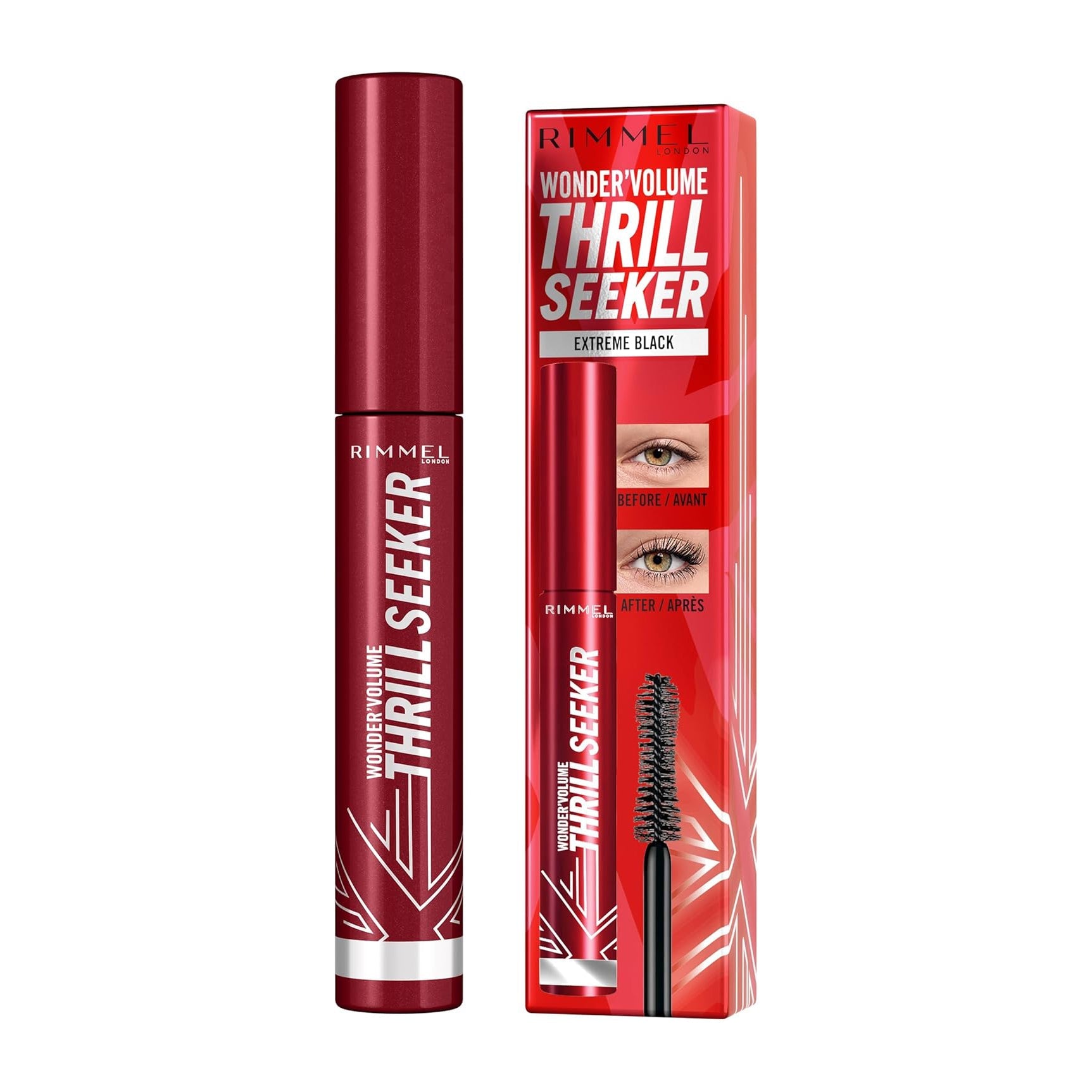 Rimmel Thrill Seeker Extreme Volume Black Mascara - 8ml - Bloom Pharmacy