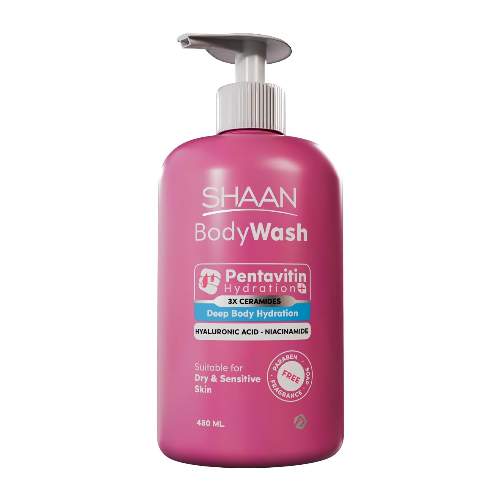 Shaan Vanilla Coconut Body Wash - 480ml - Bloom Pharmacy