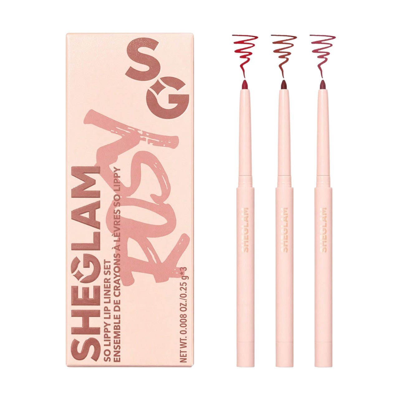 Shaglam So Lippy Lip Liner Set - Rose Graden - Bloom Pharmacy