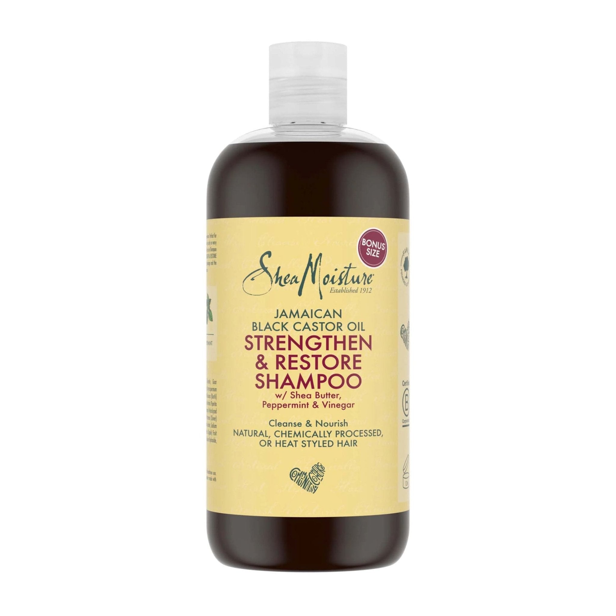 Shea Moisture Jamaican Black Castor Oil Strengthen & Restore Shampoo - 473ml - Bloom Pharmacy