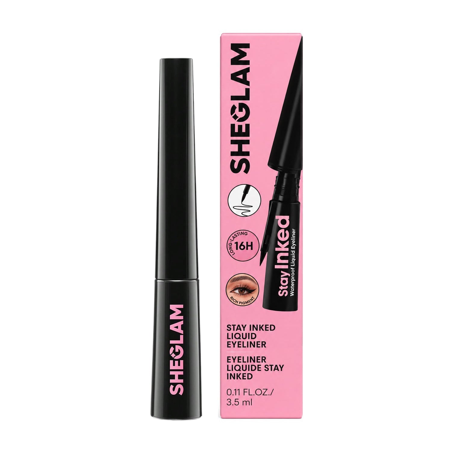 Sheglam Stay Inked Liquid Eyeliner - Black - Bloom Pharmacy