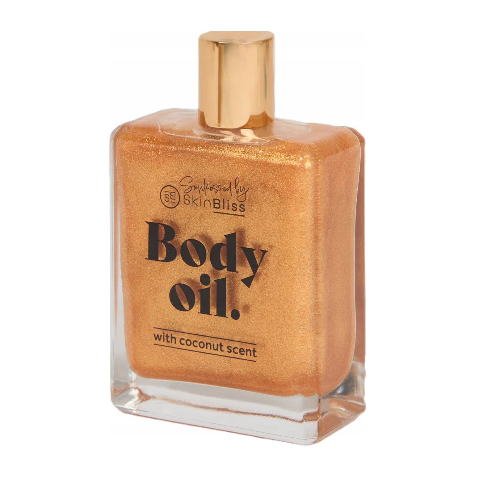 Skin Bliss Golden Shimmer Coconut Body Oil - 100ml - Bloom Pharmacy