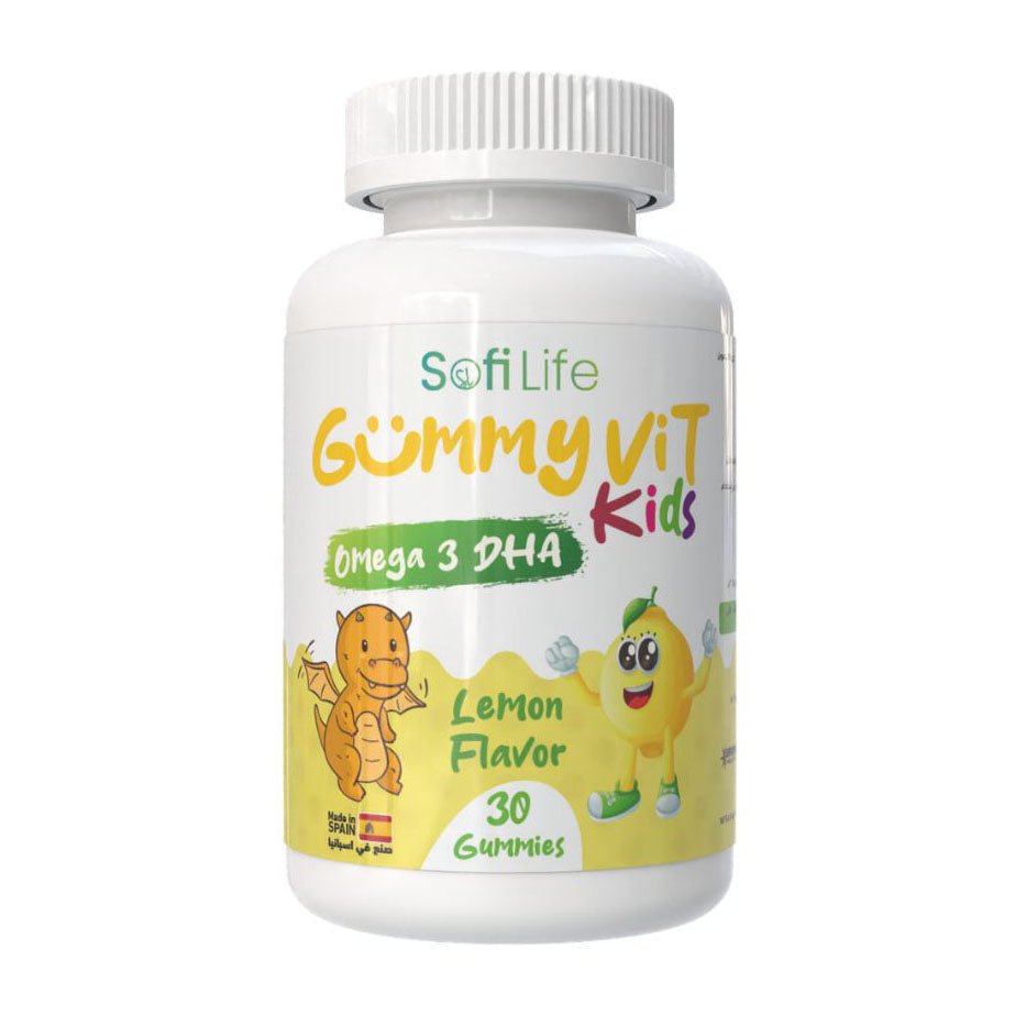 Sofi Life GummyVit Kids Omega 3 Dha Lemon Flavor Gummies - 30 Gummies - Bloom Pharmacy