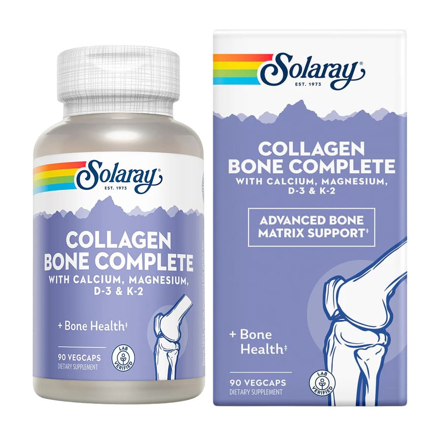 Solaray Collagen Bone Complete Vegcaps - 90 Vegcaps - Bloom Pharmacy