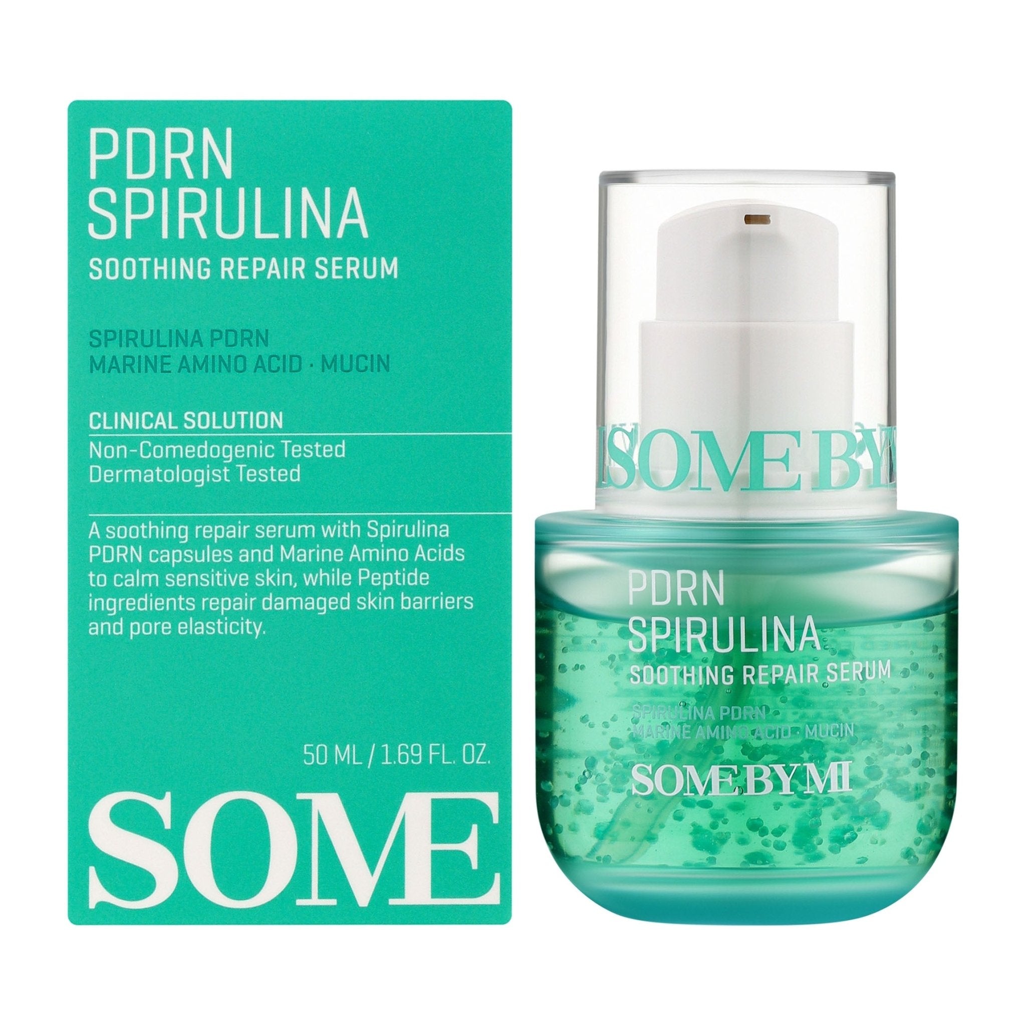 Some By Mi Pdrn Spirulina Soothing Repair Serum - 50ml - Bloom Pharmacy