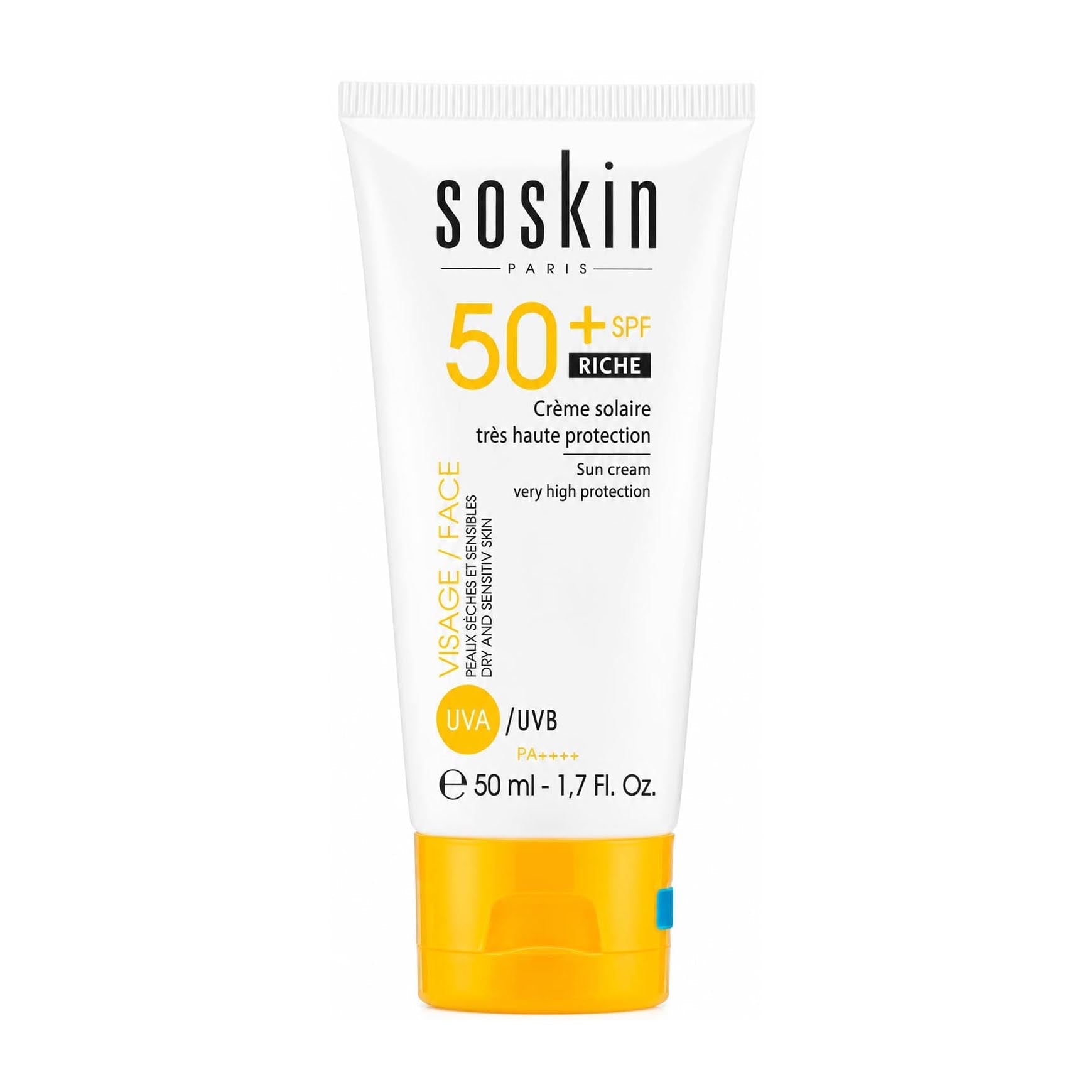 Soskin Very High Protection SPF 50+ Riche Sunscreen Cream - 50ml - Bloom Pharmacy